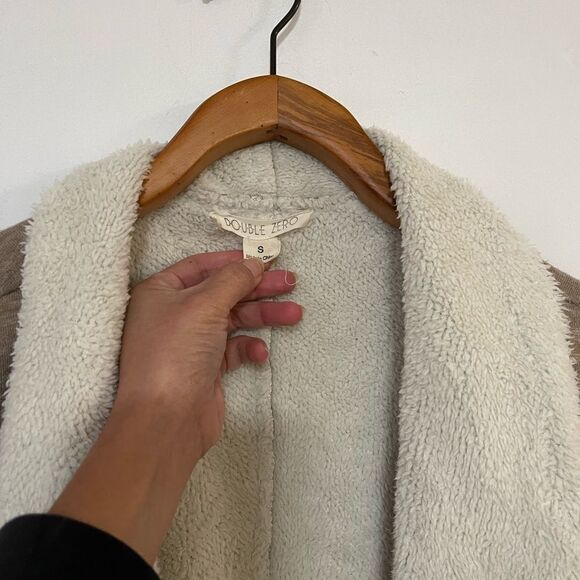 Double zero Sherpa lined cardigan sweater - Picture 10 of 10